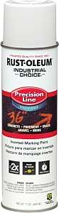 Rust-Oleum 203039 Inverted Marking Spray Paint, Water Base, <5 min Drying, White, 17 oz Can