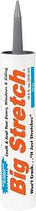 Big Stretch 10010 Caulk, Gray, 4 to 5 days Curing, 40 to 120 deg F, 10.5 oz Cartridge
