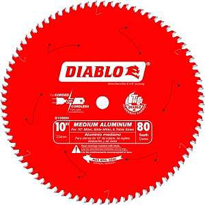 Blade Non-Ferous PLST 80TX10IN