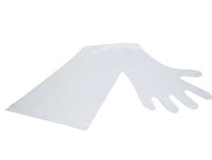 Ideal 3106 Gloves, Polyethylene Fiber, Clear