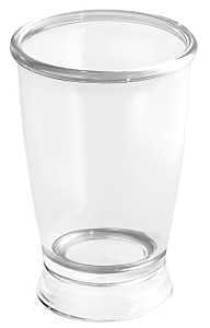 iDESIGN Franklin 45220 Tumbler Cup, Plastic, Clear