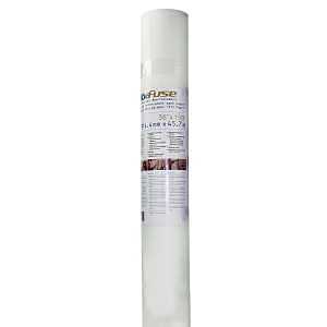 Adfors FibaFuse FDW8442-U Paperless Wall Repair Fabric, 75 ft L, 36 in W, White