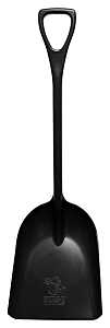 BULLY Tools 92801 Scoop, 42-1/2 in L, Plastic, Black