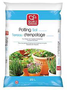 Quali Grow 74331950 Potting Soil, 25 L