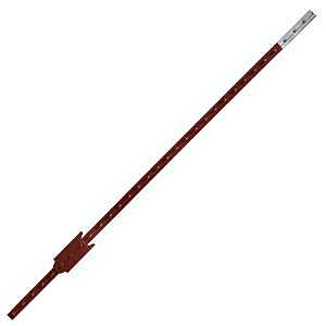 Sheffield 30052850 Reflective Post, 6 ft L, Orange
