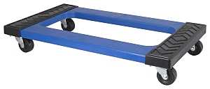 ProSource PFD-3018 Furniture Dolly, 1000 lb, 30 in W, 18 in L, 5 in H, Polypropylene Platform, Swivel Caster