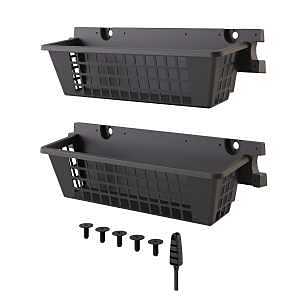 Suncast BMSBSKT2PK Basket, Resin, Black