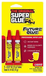 The Original Super Glue 15200 High-Performance Glue, Transparent, 2 g, Tube