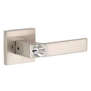 Taymor Professional Ramp Up 34-FV009364SN Entry Square Rose Leverset, Lever Handle, Satin Nickel, Metal, WR5 Keyway