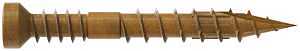 Simpson Strong-Tie FT07114R100 Screw, #7 Thread, 1-1/4 in L, Serrated Thread, Trim Head, 6-Lobe Drive