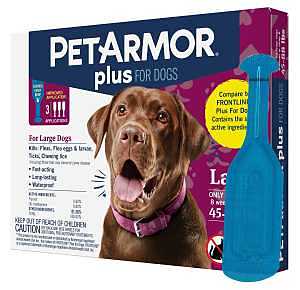 PetArmor Plus 5389 Flea and Tick Topical Treatment, Liquid Tube