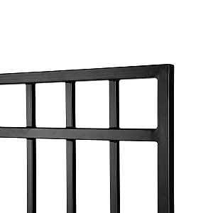 Nuvo Iron Legacy CGRTB4560 Coral Fence Gate, 45 in W Gate, 60 in H Gate, Iron Frame