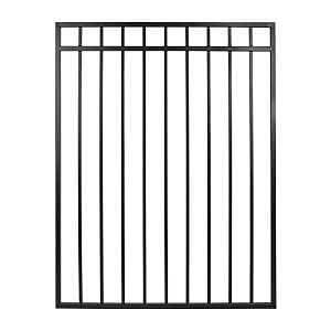 Nuvo Iron Legacy CGRTB4560 Coral Fence Gate, 45 in W Gate, 60 in H Gate, Iron Frame