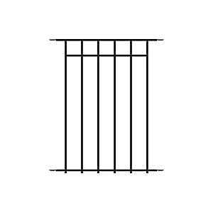 Nuvo Iron CPQF1 Coral Fence Panel, 34 in H