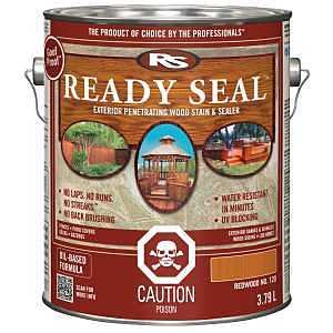 Ready Seal 120C Wood Stain and Sealant, Redwood, 1 gal