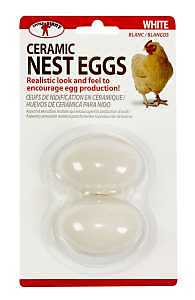 Miller CEGGWHT Nest Egg, Ceramic, White