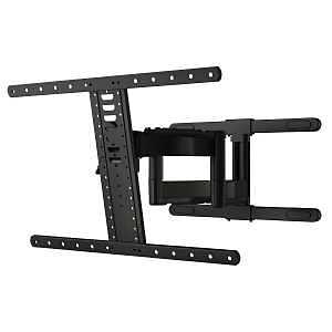 Sanus LLF225 Full-Motion TV-Mount, Steel, Black, Wall, For: 42 to 90 in, Up to 120 lb TVs