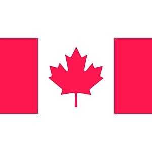 Flying Colors 34-005427Q Canada Flag, 27 in W, 54 in H, Polyester
