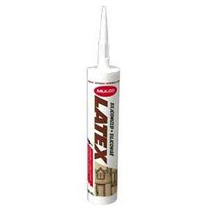 Mulco 133010 Acrylic Latex Sealant, White, 300 mL Cartridge