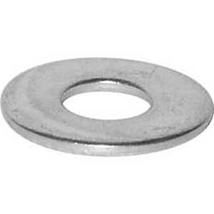 Reliable PWZ38MR Ring Washer, Flat, 7/16 in ID, 1 in OD, 1-1/32 in Thick, Steel, Zinc, 8/PK