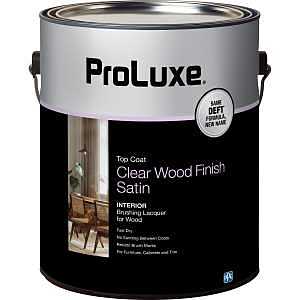 ProLuxe PLX017/01 Lacquer, Satin, Liquid, Clear, 1 gal