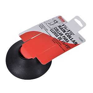 Oatey 14205 Rain Collar, 1-1/4 to 1-1/2 in Vent Hole, Rubber