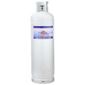 Flame King YSN100 LP Cylinder with POL Valve, 100 lb Tank, Steel
