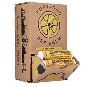 Portland Bee Balm 120 Lip Balm, Yuzu Citrus, 3/PK