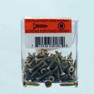 Reliable FKWB634VP Series Screw, 100 BX, #6-18 Thread, 3/4 in L, Full, Twin Lead Thread, Flat Head, Square Drive, Steel