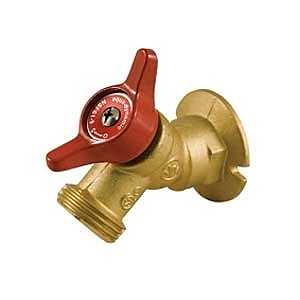 aqua-dynamic 1108-054 Sillcock, 3/4 in Connection, Female, 125 psi Pressure, Quarter-Turn Actuator, Brass Body