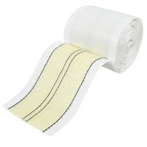 Roberts 50-605-12 Carpet Tape, 15 ft L, 3 in W, Carpet/Vinyl Backing, White