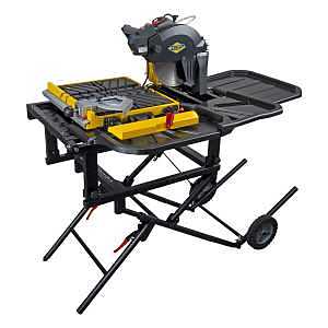 QEP 900XT Pro Series 61900Q Wet Tile Saw, 15 A, 10 in Dia Blade, 24 in Ripping, 5/8 in Arbor, 3600 rpm Speed