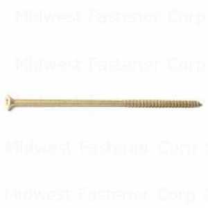 SaberDrive 51179 Deck Screw, #12 Thread, 6 in L, 25 PK
