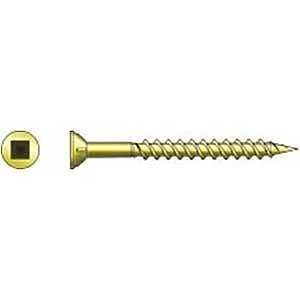 Simpson Strong-Tie Strong-Drive WSV134S Subfloor Screw, #9 Thread, 1-3/4 in L, Ribbed Wafer Head, T25 Drive, Steel