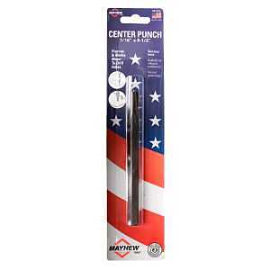 Pro 41203 Center Punch, 7/16 in Tip, 5 in L, Hex Shank