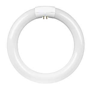 Feit Electric FC8T9/CW Fluorescent Bulb, 22 W, T9 Lamp, 4-Pin Lamp Base, 1100 Lumens, 4100 K Color Temp, Cool White