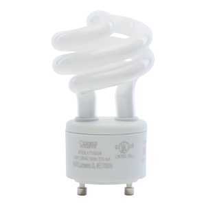 Feit Electric BPESL13T/GU24 Compact Fluorescent Bulb, 13 W, Twist Lamp, GU24 Lamp Base, 900 Lumens, 2700 K Color Temp