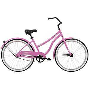 Huffy 66652 Cruiser Bicycle, Ladies, 12+, Aluminum Frame, Coaster Brake, 26 in Dia Wheel, Pink