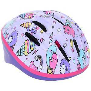 Capstone 64157 Ice Cream Multi-Sport Helmet, Adjustable Retention Dial Headgear, 21-1/2 to 22-1/2 in, Lavender