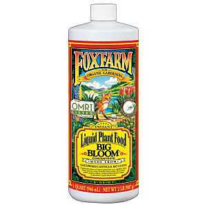 Big Bloom 790102 Plant Food, 1 qt, Liquid, 0-0.5-0.7 N-P-K Ratio