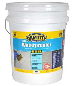 Damtite 3565 Ultima Waterproofer, White, Liquid, 5 gal