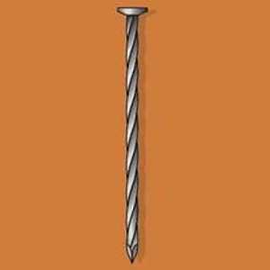 Duchesne 20602169 Nail, 10D, 3 in L, Steel, Bright, Spiral Shank