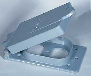 IPEX 20241 Receptacle Cover, White, PVC