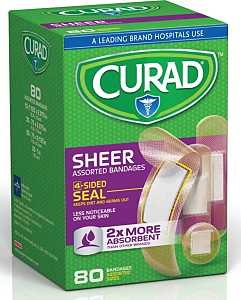 Curad CUR45243RB Adhesive Bandage, Fabric Bandage