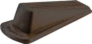 Shepherd Hardware 9133 Wedge Door Stop, Brown, 1-1/2 x 4-3/4-in, 4.75 in L, 2.125 in W, 1.75 in H, Rubber