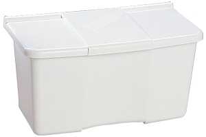 Ben-Mor CS78012 Series Clothespin Box, White Frame, Plastic