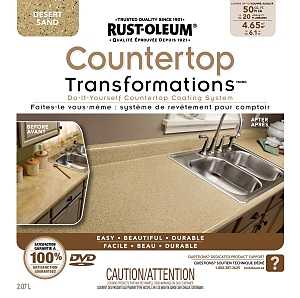Transformations Countertop Refinishing System, 50 sq-ft Coverage, Desert Sand, Liquid, 94 deg C
