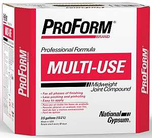 Proform JT0087 Multi-Use Joint Compound, Paste, Gray, 3.5 gal