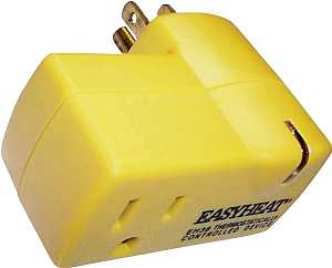 EasyHeat EH38 Pre-Set Thermostat, 15 A, 125 V, Yellow