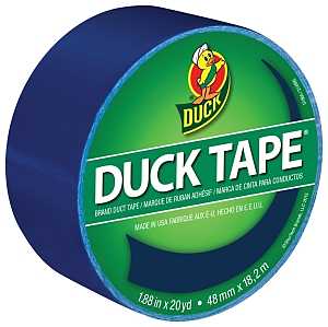 Duck 1304959 Duct Tape, 20 yd L, 1.88 in W, Blue